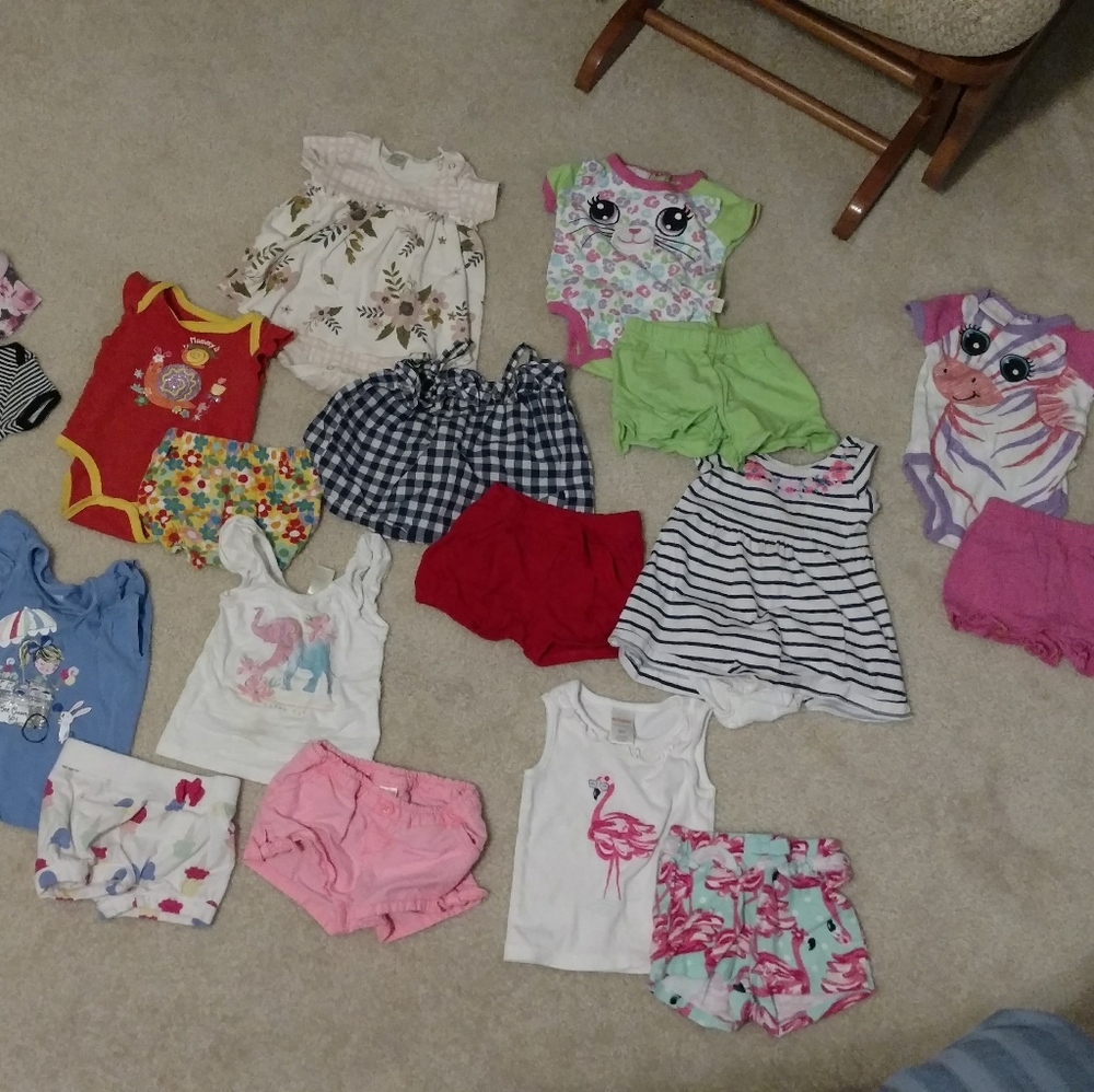 6-9 month girls summer outfits